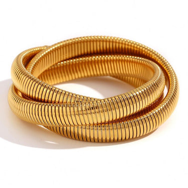 Helix Coil Cuff Bracelet
